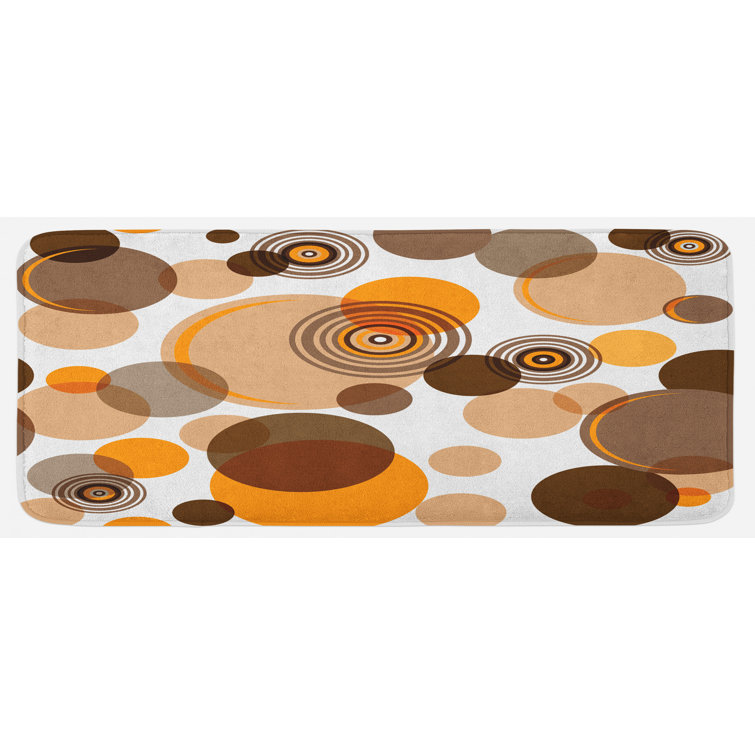 East Urban Home Earth Tones Kitchen Mat Wayfair